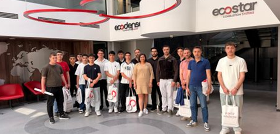 Trabzon Akçaabat Meslek Lisesi Öğrencileri Ecostar Fabrikasını Ziyaret Etti